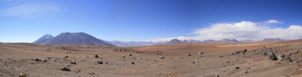 Sand, Steine und Berge